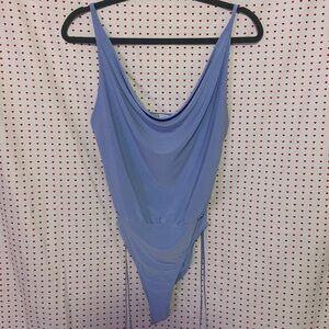 Zara Blue Bodysuit NWOT